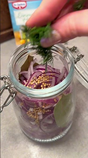 Eingelegte rote Zwiebeln: Schnell gemacht und perfekt für Burger, Bowls oder Salate! 🧅✨