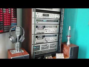 vintage Sansui stereo system