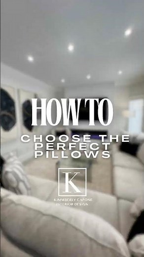 How to Choose the Perfect Pillows 🛋️✨ #InteriorDesign #SmartStyling
