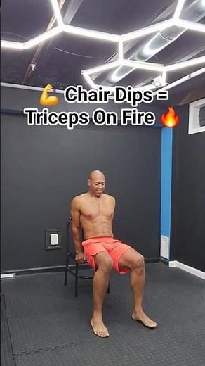 💪 Chair Dips = Triceps On Fire 🔥