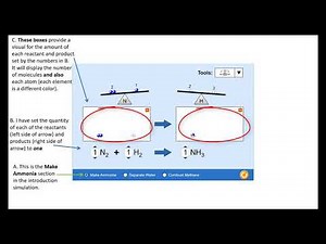 PhET Balancing Equations (basics of the simulation)