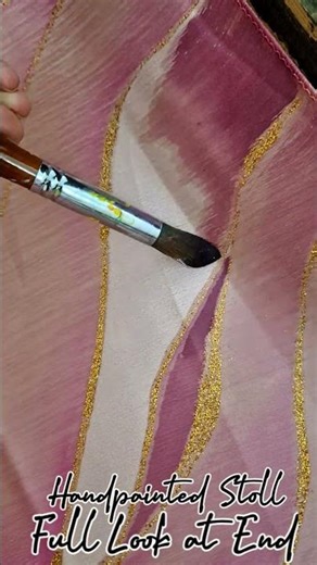 Handpainted Silk Scarf #handpainted #painting #silkpainting