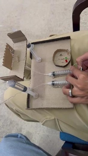 Hydraulic Syringe Pump-Based Lift | Mini Project Demonstration