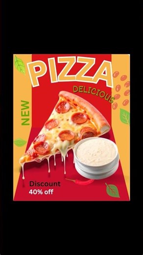 Canva Pizza Flyer Design Tutorial 🍕 | Easy Poster Design for Beginners (Step-by-Step)