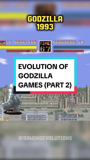 Evolution Of Godzilla Games (Part 2) #gamer #game #godzilla #evolution