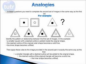 11 Plus Non Verbal Reasoning Exam Tutorial - Analogies