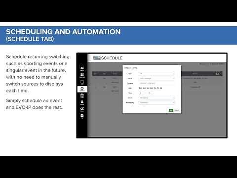 EVO-IP User Interface Overview