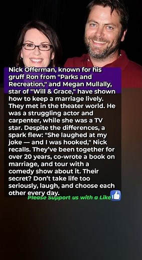 Nick Offerman and Megan Mullally made marriage fun