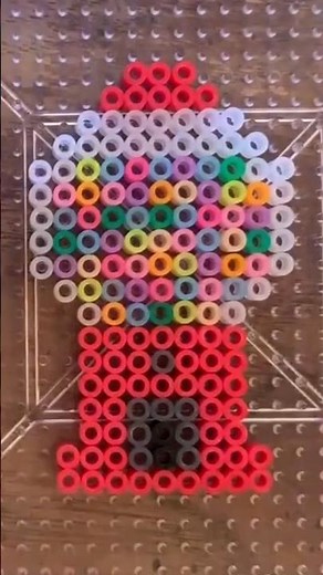 DIY Sweets Fuse Bead Easy Craft Ideas Tutorial - Gumball Machine!