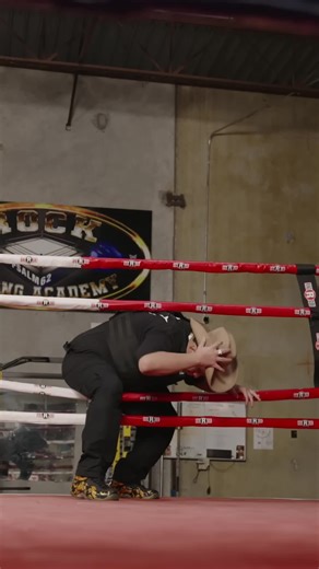 Cowboy hat in the boxing ring? Things are about to get REAL. Wait for the interrogation... #Boxing #CowboyHat #Interrogation #Drama #Unexpected