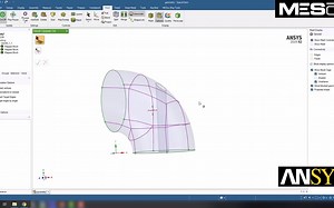 Meshing in ANSYS SpaceClaim example
