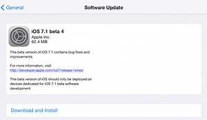 Apple seeds iOS 7.1 beta 4 to developers with minor interface tweaks - 9to5Mac