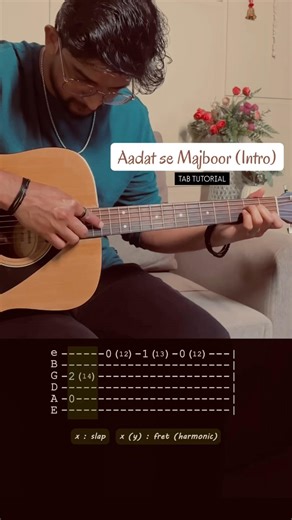 Aadat se Majboor (Intro) | Tab tutorial