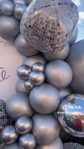 Glitz and Glam Hens Party Setup with Disco Vibes