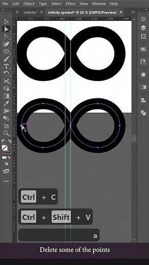 Infinity Symbol - Adobe Illustrator Tutorial