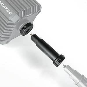 BrainExploder Shaft Extension (100mm / 4") for Fanatec CSL DD Wheel Bases with Enhanced Collar