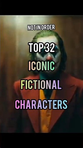 Top 32 iconic fictional characters #Marvel #DC #Fiction