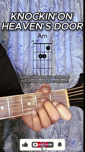 Knockin'On heaven's Door Bob Dylan Guitar Tutorial//knockin'heaven's Door Guitar Lesson #shortvideo