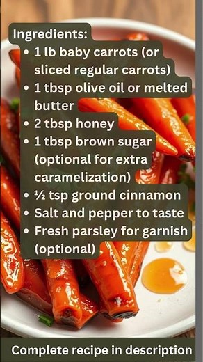 Air Fryer Honey Glazed Carrots Recipe by What Shall I Cook