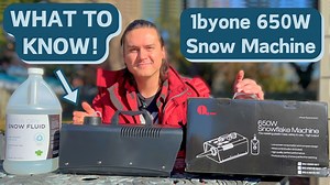 Watch I Tested the 1byOne Snow Machine! on Amazon Live