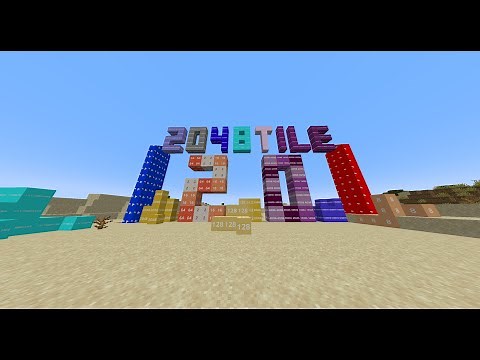 2048 Tiles Minecraft Mod 2 - Minecraft 1.17.1
