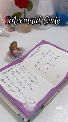 Mermaid code language #youtubeshorts #viral #diy #art #ytshorts #code #malayalam #craft #aesthetic