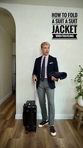 55K views · 92 reactions | How to fold suit jacket when traveling. This is a method I use to avoid wrinkles and to keep the shape of my jacket. You can stack multiple jackets on top of one another and place securely in travel bag to keep them from moving. #fashionblogger #menstyle #travelblogger #suit | The Scott Effect | Facebook