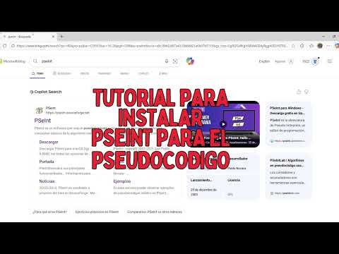 PSeInt en Windows 11 (2025) | Instalación correcta para principiantes