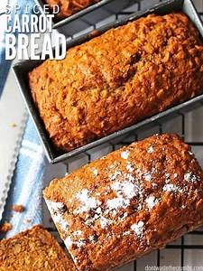 Spiced Carrot Bread: Easy Breakfast or Dessert (  Video)