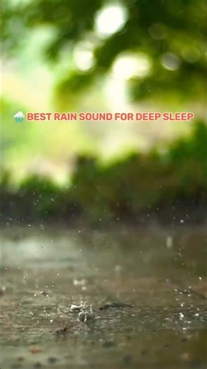 30 Seconds Heavy Rain for Sleep 🌧️ #rainsounds #relaxingsounds #sleepmusic
