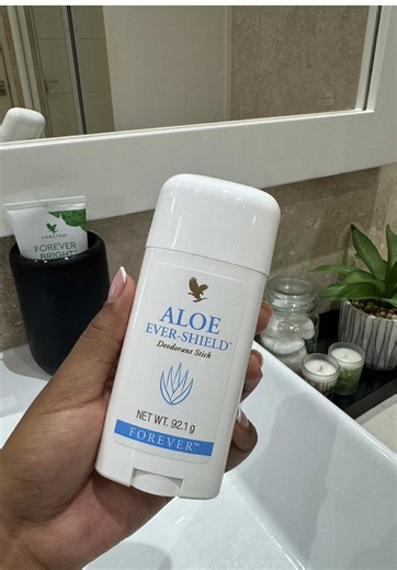 Morning walk prep = swipe of Forever Aloe Ever-Shield Deodorant! No harsh chemicals, just natural protection that keeps me fresh and confident. Who else is ditching aluminium for a cleaner vibe? #naturaldeodorant #aloepower #morningroutine #foreverlivingproducts #freshandconfident