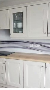 140K views · 332 reactions | Grey colour kitchen splashback #colour #kitchendesign #ideas #home #kitchendecor #house #interior #interiordesigner #best #doors | 3D Splashbacks | Facebook