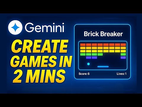How To Build a Game in Just 2 Minutes with Google Gemini