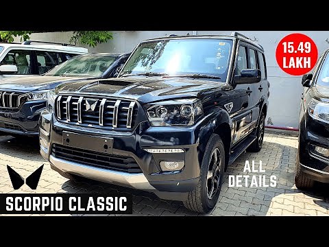 2023 Mahindra Scorpio Classic S11 BLACK Top Model - New Features, On-Road Price | New Scorpio 2023