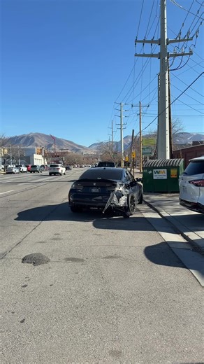 Utah drivers are a different breed 😭 #utah #g80 #crash