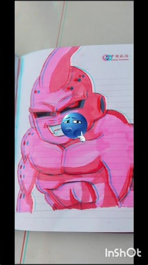 majin buu ki drawing