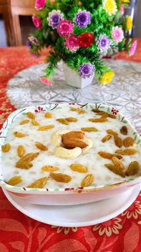 Dessert in 10 mins | Kheer Recipe |Sabudana kheer #shorts #kheer #kheerrecipe #desert #sabudanakheer