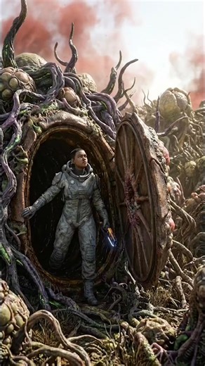 Ultimate Bio-Adaptive Survival Shelter Hidden on an Alien Planet 🪐🛠 #BunkerBuild #SciFiArchitecture #OffGridSurvival #SecretBase #SpaceSurvival | Mon Family