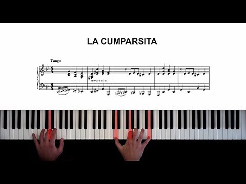 Tango - "La Cumparsita" - Piano Cover + Sheet Music