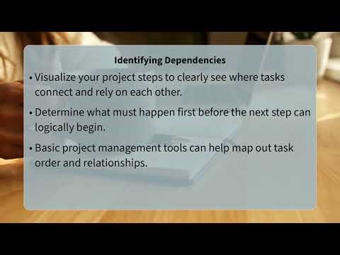 What Are Common Task Dependencies In Projects?