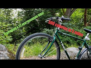 Trail riding a 23 year old trek mountain bike