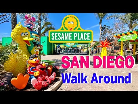 Sesame Place San Diego Walk Around POV 4K