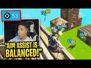 10 Minutes of NRG Unknown ABUSING Aim Assist in Fortnite!