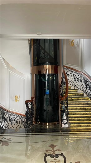 Thang máy tròn: Đẳng cấp không gian sống mới