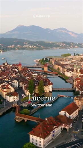 Lucerne looking like it belongs on a postcard. 🇨🇭✨ #culturetrip