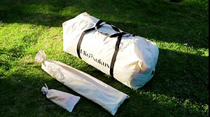 Clear Outdoor Tent, 10' x 10' 4-6 Person Shelter, Portable Clear Pod, Transparent View Tent for Stargazing, Camping, Backyard