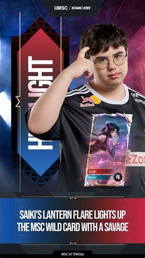 Saiki's Lantern Flare LIGHTS UP The MSC Wild Card with a SAVAGE😱