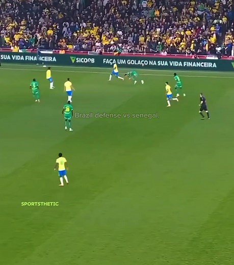 3M views · 8.7K reactions | Brazil's defensive action 略 | Sportsthetic | Facebook