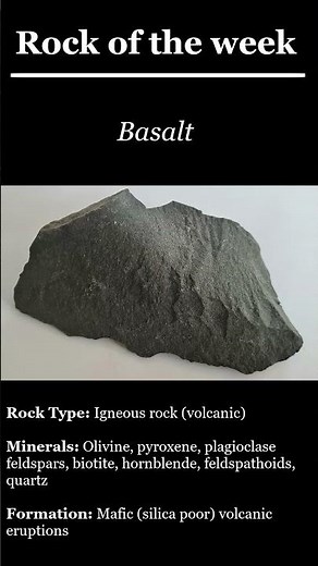 Rock of the Week: Basalt
