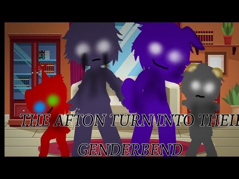 the afton turn into their genderbend||afton family